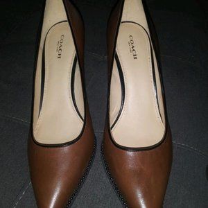 Coach Mid Heel Pumps